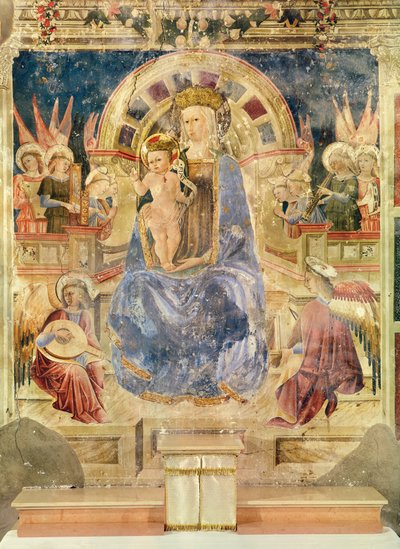 Vierge en gloire entre anges et saints, 1468 - Matteo da Gualdo